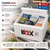 THERM BOX Styroporbox 19W Innen: 33,5x23,5x27cm Wand: 3cm Produktbild-Vorschau 5