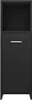 A black bathroom cabinet with a drawer and an open shelf. Náhled obrázku produktu