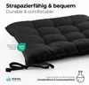 Sitzkissen Stuhlkissen Indoor & Outdoor 2er Set 40x40 cm - Produktbild-Vorschau 2