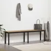 vidaXL Bank Kunsthandwerk Eiche 160 x 35 x 45 cm Produktbild-Vorschau 4