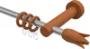 Interdeco Gardinenstange / Vorhangstange Silbergrau / Produktbild-Vorschau 1