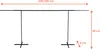 Tischgestell mit Standfüßen - ausziehbar bis 250 cm - Tisch Produktbild-Vorschau 2