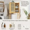 WISFOR Badregal Toilettenregal, Badezimmerregal mit Schrank Produktbild-Vorschau 12
