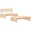 The Living Store 2-tlg. Garten-Lounge-Set Massivholz Kiefer Produktbild-Vorschau 3