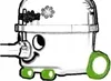 A cartoon-like illustration of a vacuum cleaner with a face. Produktbild-Vorschau