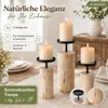 Boltze | Kerzenständer Tempe | 3-teiliges Set | Holz-Metall Produktbild-Vorschau 6