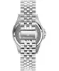 The back of a silver Maserati watch with a metal band. Produktbild-Vorschau