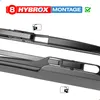 HYBROX FRONT Scheibenwischer kompatibel mit BMW - 8er (1990 Produktbild-Vorschau 9