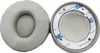 Two white and gray headphone ear pads are shown against a white background. Náhled obrázku produktu