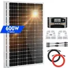 600W Solarpanel Kit 12V Monokristallin 2x300W Solarmodule + Produktbild-Vorschau 1