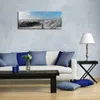 Wallario Premium Leinwandbild Auf dem Holzweg zum Strand in Produktbild-Vorschau 3
