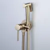 Rea Bidetarmatur Loop Lungo Brush Gold Produktbild-Vorschau 2
