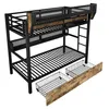 Cama alta de 90 x 200 cm, estructura de metal con Vista previa de la imagen del producto 12