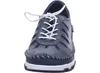 Gemini Damen Sneaker Leder Cutouts sportliche Schnürschuhe Produktbild-Vorschau 3