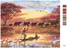 Zuty - Dipingere con i numeri - TRAMONTO AFRICANO, 40x50 Anteprima dell’immagine prodotto 3