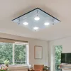 LED Deckenleuchte, 4 flammig, Chrom, Glas, L 34cm, 2er Set Produktbild-Vorschau 8