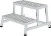 Arbeitspodest modular | Grundmodul | Aluminium-Warzenblech Produktbild-Vorschau 1