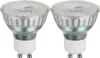 Two LED light bulbs are shown against a white background. Produktbild-Vorschau