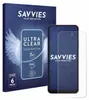 A product shot of a phone screen protector packaging and the screen protector itself. Produktbild-Vorschau