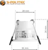 S-Polytec PREMIUM Mini LED- Einbauspot Set Warmweiss Produktbild-Vorschau 4