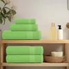 vidaXL 8-tlg. Handtuch-Set FROGN Apfelgrün 360 g/m² Produktbild-Vorschau 2