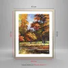 Gerahmtes Poster - Rahmen in heller Eiche - Park Herbst Produktbild-Vorschau 5