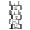 HOMCOM Bibliothèque étagère Zig zag Design Contemporain 80L Voir les images du produit 1