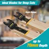 set de 5 lames de scie oscillantes multi-usages - Titanium Voir les images du produit 3