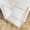 B:80 x T:70 x H:200cm Walk in Duschwand  8mm NANO ESG Glas Produktbild-Vorschau 3