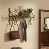 DanDiBo Portemanteau mural métal avec étagère 60 cm Malega Voir les images du produit 8