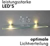 kalb | LED Glasregal Hängeregal Wandboard Wandregal Regal Produktbild-Vorschau 2