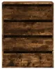 vidaXL Komoda z dymového duba 60x41x76 cm materiál na báze Náhľad obrázku produktu 4