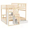 Flieks Etagenbett 140x200cm mit Kleiderschrank und Produktbild-Vorschau 8