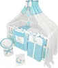 16 Teiliges Babybett Kinderbett und Bettwäsche komplett Set Produktbild-Vorschau 1