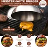 eluno Burgerhaube 2er Set - je 17,5 x 8,5 cm - Grillhaube, Produktbild-Vorschau 2