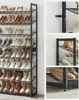 Regał Na Buty 92,5X30,7X163,5 Cm Czarny Podgląd zdjęcia produktu 7