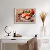 Gerahmtes Poster - Rahmen in heller Eiche - Lachs Fisch Produktbild-Vorschau 6