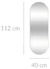 Wysokie lustro od sufitu do podłogi SELENA 40 x 112 cm Podgląd zdjęcia produktu 6