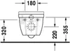 Ensemble wc suspendu Duravit Starck 3, fixation dissimulée, Anteprima dell’immagine prodotto 14