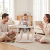 COSTWAY Hoogstoel voor baby's, kinderstoel met 2 Productafbeelding-voorbeeld 9