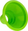 A bright green funnel is shown against a white background. Voir les images du produit