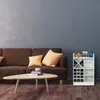 Regał na wino Relaxdays z uchwytem na kieliszki, na 22 Podgląd zdjęcia produktu 2