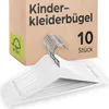 Praknu Kinderkleiderbügel Holz - 10 stück - Natur  Produktbild-Vorschau 1