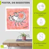 ARTland Poster Serie Sternzeichen Skorpion Größe: 30x30 cm Produktbild-Vorschau 2