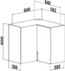 Roe Furniture | Küchenhängeschrank 65 cm - Weiß - Mattweiß Produktbild-Vorschau 2