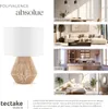 Lampe de chevet LIGNEA LUX en jute au style bohème 60W - Voir les images du produit 5