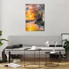 Bilder auf glas - Einteilig - Fluss Sonne Bäume - 70x100cm Produktbild-Vorschau 6