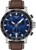 Tissot Supersport Chrono 45,5 mm modrý ciferník Quartz Náhľad obrázku produktu 1