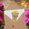 Mr. & Mrs. Panda Grußkarte Bauingenieur Herz - Weiß - Produktbild-Vorschau 3