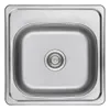 1 Becken Edelstahl Küchenspüle Einbauspüle Spüle Spülbecken Produktbild-Vorschau 1